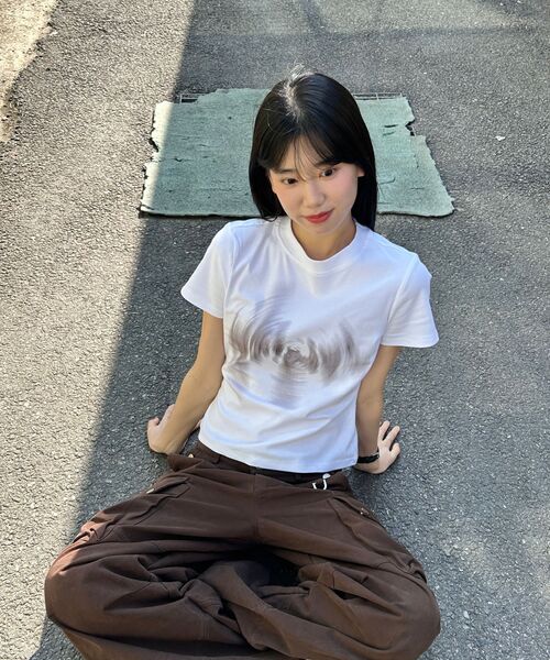 ZEROPLANET（ゼロプラネット）の「ミアグラフィックTシャツ[ホワイト]（Tシャツ/カットソー・レディース・その他・FREE）」の10枚目の写真