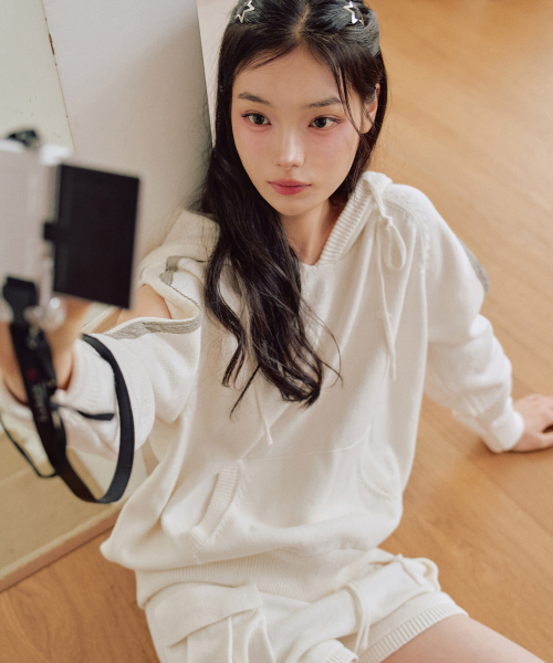 セール】バニラニットフード [アイボリー]（パーカー）｜ZEROPLANET