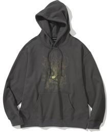 Forbidden Embers Pullover Hood - Charcoal