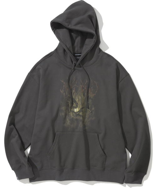NOT4NERD(ノットフォーナード)の「Forbidden Embers Pullover Hood - Charcoal(パーカー・レディース・その他・MEDIUM/LARGE/X-LARGE)」の1枚目の写真