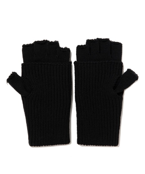 COOTIE PRODUCTIONS（クーティープロダクションズ）の「Knit Cuffed Fingerless Glove（手袋・メンズ・ブラック/ブラウン系その他/グレー系その他・FREE）」の8枚目の写真