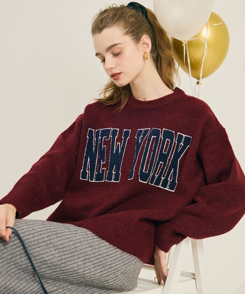 アソートワッペンニットトップス（ニット/セーター）｜coca（coca