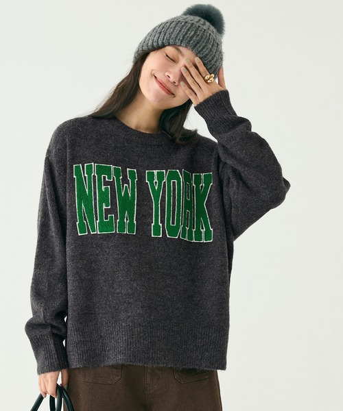 アソートワッペンニットトップス（ニット/セーター）｜coca（coca