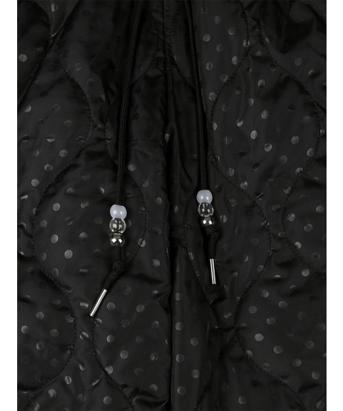 TUOMIO（トゥオミオ）の「DOT QUILTED PANTS [BLACK]（その他パンツ・レディース・その他・1/2）」の4枚目の写真