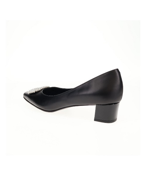 HIMIKO(ヒミコ)の「【HIMIKO】【撥水】4cmヒールパールビジューパンプス/661113(パンプス・レディース・ベージュ/シルバー/ブラック・22.0cm/22.5cm/23.0cm/23.5cm/24.0cm/24.5cm/25.0cm/25.5cm)」の9枚目の写真