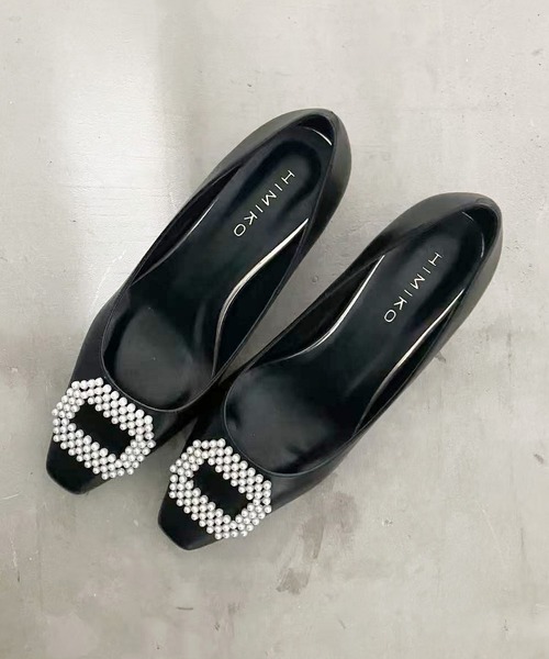 HIMIKO(ヒミコ)の「【HIMIKO】【撥水】4cmヒールパールビジューパンプス/661113(パンプス・レディース・ベージュ/シルバー/ブラック・22.0cm/22.5cm/23.0cm/23.5cm/24.0cm/24.5cm/25.0cm/25.5cm)」の19枚目の写真