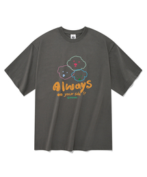 オールウェイズ 半袖Tシャツ グレー