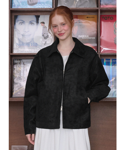 MICANE(ミケーネ)の「エンバー ミニマル レザー ジャンパー(ライダースジャケット・レディース・ブラウン/ブラック・MEDIUM/LARGE/X-LARGE/SMALL)」の7枚目の写真