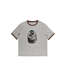 THEWARLD（ザワールド）の「BIG STONE RINGER TEE BROWN（Tシャツ/カットソー）」