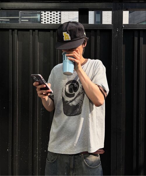 THEWARLD（ザワールド）の「BIG STONE RINGER TEE BROWN（Tシャツ/カットソー・レディース・その他・2/4/3/1）」の4枚目の写真