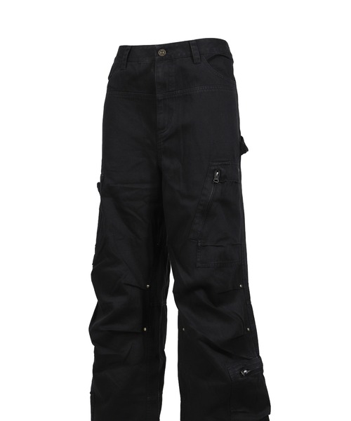 VACANT Archive（ベイカントアーカイブ）の「ENDRICK DAMAGED DENIM PANTS（その他パンツ・メンズ・ブルー/ブラック・MEDIUM/LARGE）」の5枚目の写真
