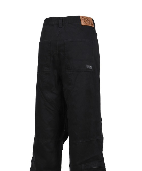 VACANT Archive（ベイカントアーカイブ）の「ENDRICK DAMAGED DENIM PANTS（その他パンツ・メンズ・ブルー/ブラック・MEDIUM/LARGE）」の6枚目の写真