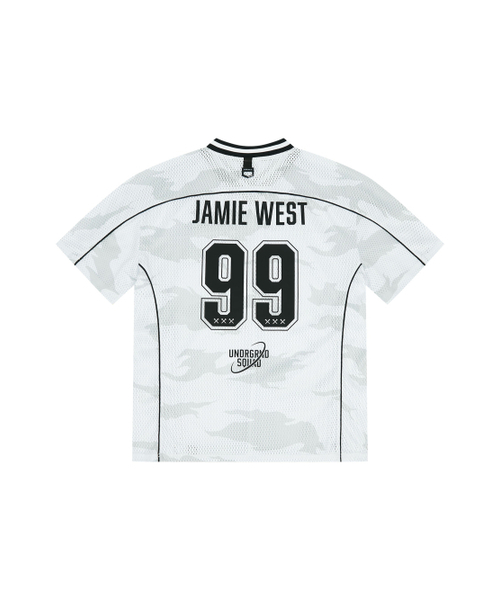 JAMIE WEST(ジェイミーウエスト)の「NO.99 VネックマッシュカモTシャツ(ホワイト)(Tシャツ/カットソー・レディース・その他・MEDIUM/LARGE/X-LARGE)」の2枚目の写真