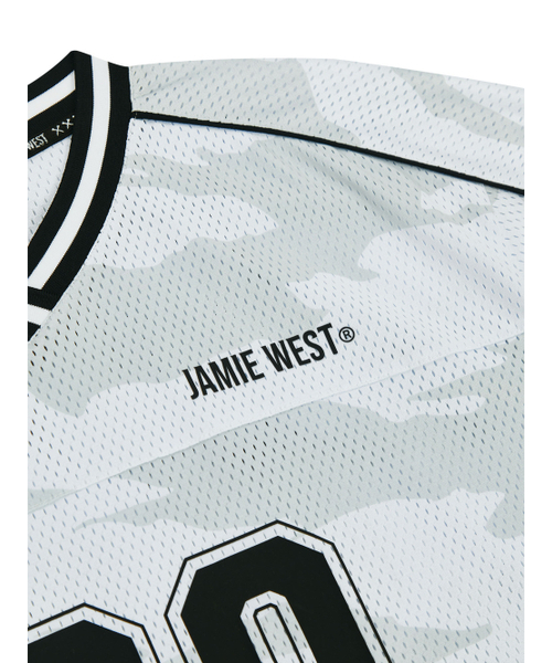 JAMIE WEST(ジェイミーウエスト)の「NO.99 VネックマッシュカモTシャツ(ホワイト)(Tシャツ/カットソー・レディース・その他・MEDIUM/LARGE/X-LARGE)」の4枚目の写真
