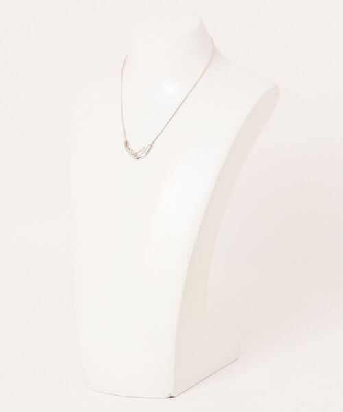 Scrap Book（スクラップブック）の「【Aperdiem】Flow Spuare Hook NC（ネックレス・レディース・シルバー・FREE）」の2枚目の写真