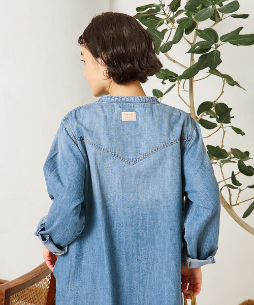 SOMETHING×FREAK'S STORE 別注 デニムシャツワンピース SOMETHING/別注 DENIM SHIRTS ONE PIECE｜Daytona Park(FREAK'S STORE