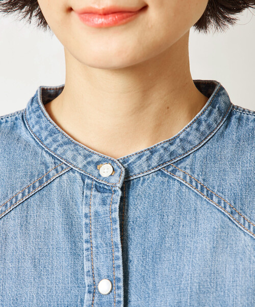SOMETHING×FREAK'S STORE 別注 デニムシャツワンピース SOMETHING/別注 DENIM SHIRTS ONE PIECE｜Daytona Park(FREAK'S STORE