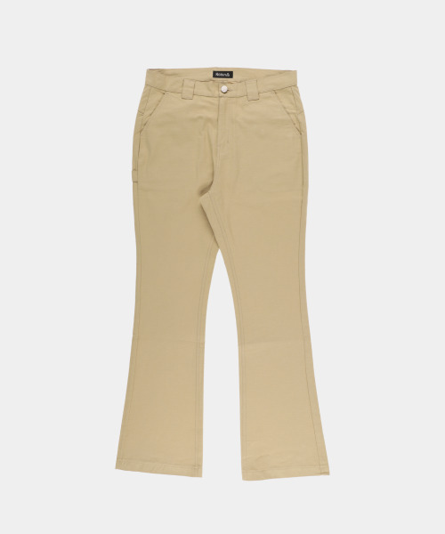 HEISAN(ハイサン)の「スナップボタンブーツカットパンツベージュ(その他パンツ・レディース・その他・SMALL/MEDIUM/LARGE)」の1枚目の写真