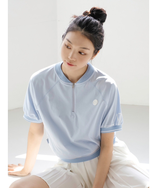 NITINA（ニティナ）の「エッセンシャル集業半袖Tシャツ S/BL（Tシャツ/カットソー・レディース・スカイブルー・FREE）」の4枚目の写真