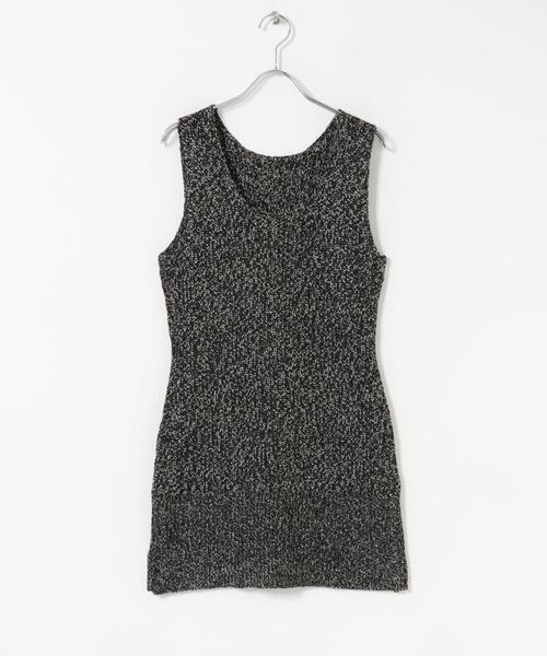 SENSE OF PLACE by URBAN RESEARCH（センスオブプレイスバイアーバンリサーチ）の「『洗濯可』ミドルゲージチュニックベスト（ベスト・レディース・ベージュ/ブラック/アイボリー・ONE）」の10枚目の写真