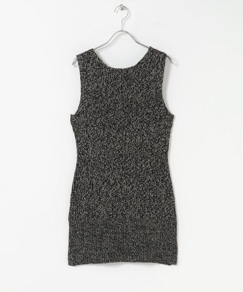 SENSE OF PLACE by URBAN RESEARCH（センスオブプレイスバイアーバンリサーチ）の「『洗濯可』ミドルゲージチュニックベスト（ベスト・レディース・ベージュ/ブラック/アイボリー・ONE）」の11枚目の写真