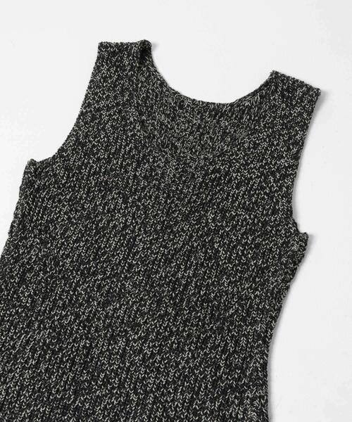 SENSE OF PLACE by URBAN RESEARCH（センスオブプレイスバイアーバンリサーチ）の「『洗濯可』ミドルゲージチュニックベスト（ベスト・レディース・ベージュ/ブラック/アイボリー・ONE）」の12枚目の写真