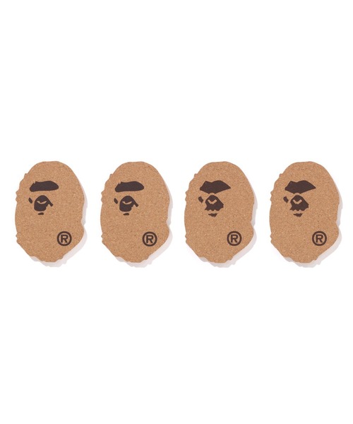 A BATHING APE(�A�x�C�V���O�G�C�v)��APE HEAD CORK COASTER(�L�b�`���c�[��)