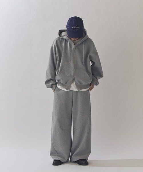 Lui's(ルイス)の「リラックス フードジップブルゾン(パーカー・メンズ・ネイビー/ブラック/グレー/ライトグレー・S/M)」の13枚目の写真