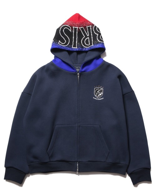 F.C.Real Bristol（エフシーレアルブリストル）の「CHAMPIONS BONDING SWEAT ZIP-UP HOODIE（パーカー・メンズ・ネイビー/ブラック/グレー・SMALL/MEDIUM/LARGE/X-LARGE/XX-LARGE）」の2枚目の写真
