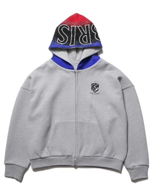 F.C.Real Bristol（エフシーレアルブリストル）の「CHAMPIONS BONDING SWEAT ZIP-UP HOODIE（パーカー・メンズ・ネイビー/ブラック/グレー・SMALL/MEDIUM/LARGE/X-LARGE/XX-LARGE）」の3枚目の写真