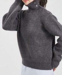 31 Sons de mode | 2025秋冬新作 一部店舗限定 サイドボタンハイネックニット(ニット/セーター)