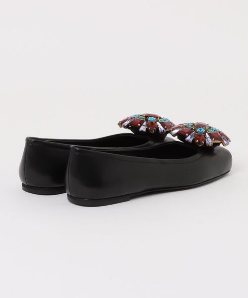 Jeffrey Campbell(ジェフリーキャンベル)の「カラービジュー スクエアトゥバレエシューズ(バレエシューズ・レディース・ブラック/ナチュラル・35/36/37/38/39)」の15枚目の写真