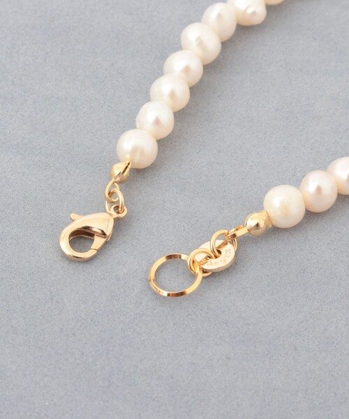 grace grace （グラスグラス）の「【grace grace/グラスグラス】淡水パールショートネックレス-Rita（ネックレス・レディース・オフホワイト・FREE）」の4枚目の写真