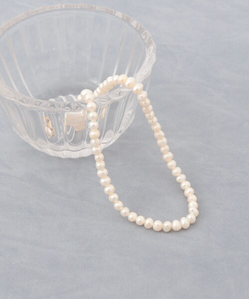 grace grace （グラスグラス）の「【grace grace/グラスグラス】淡水パールショートネックレス-Rita（ネックレス・レディース・オフホワイト・FREE）」の6枚目の写真