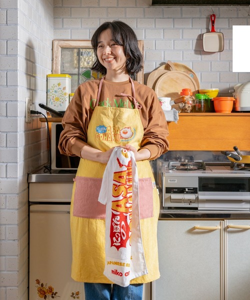 niko and...（ニコアンド）の「【にっぽんのASAGOHAN】エプロン（エプロン・レディース・イエロー・0）」の22枚目の写真
