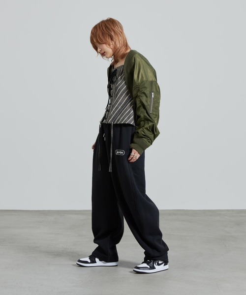 JORDAN BRAND(ジョーダンブランド)の「《セットアップ対応商品》ジョーダン フライト フリース ウィメンズ バギー パンツ / Jordan Flight Fleece Women's Baggy Pants IF1002-010 Black(スウェットパンツ・レディース・ブラック・XL/L/M/S/XS)」の11枚目の写真