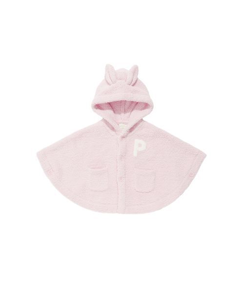 gelato pique(ジェラートピケ)の「【BABY】パウダーアニマルポンチョ(その他ベビーウェア・キッズ・ライトピンク・80)」の9枚目の写真