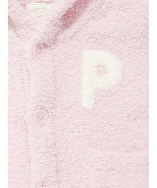 gelato pique(ジェラートピケ)の「【BABY】パウダーアニマルポンチョ(その他ベビーウェア・キッズ・ライトピンク・80)」の12枚目の写真
