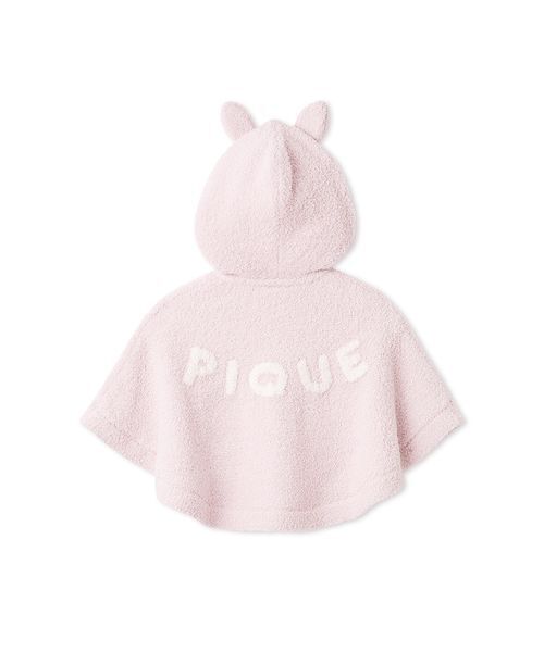 gelato pique(ジェラートピケ)の「【BABY】パウダーアニマルポンチョ(その他ベビーウェア・キッズ・ライトピンク・80)」の16枚目の写真