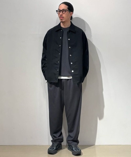 COLUMN（コラム）の「COLUMN / ウールプレーティング ジャージーパンツ＜THE COLUMN＞（その他パンツ・メンズ・ネイビー/チャコールグレー・LARGE/MEDIUM）」の14枚目の写真