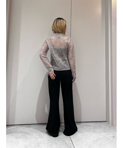 ESTNATION(エストネーション)の「ESTNATION / トリアセバイヤス パンツ(その他パンツ・レディース・ベージュ/ブラック・38/36/34)」の21枚目の写真