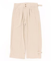 MUUNAA（ムウナ）の「ポリエステルツイルミドルワイドパンツ（その他パンツ）」