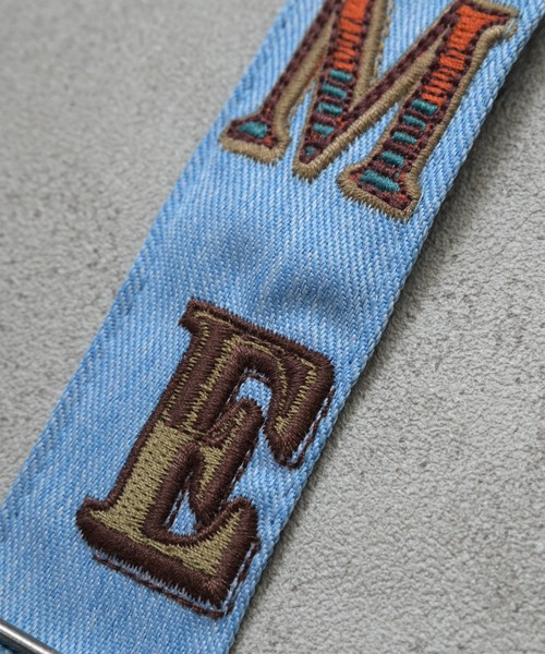 MARKEY'S(マーキーズ)の「ロゴ刺繍サスペンダー/おとな(サスペンダー・レディース・ネイビー/オフホワイト・160cm)」の6枚目の写真