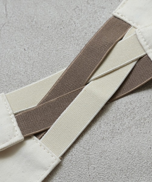 MARKEY'S(マーキーズ)の「ロゴ刺繍サスペンダー/おとな(サスペンダー・レディース・ネイビー/オフホワイト・160cm)」の10枚目の写真