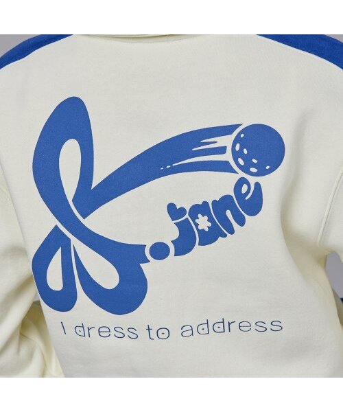 J.JANE(ジェイジェーン)の「カラー配色スウェットセット (ディープブルー)(セットアップ・レディース・ダークブルー・ONE SIZE)」の5枚目の写真
