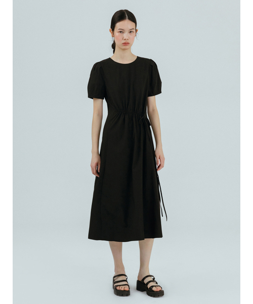 ETMON(エトモン)の「Unbalance String Dress, Black(ワンピース・レディース・その他・S/M)」の1枚目の写真