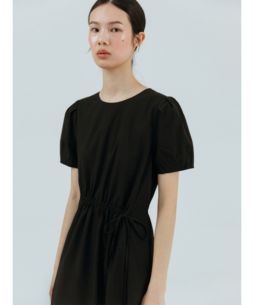 ETMON(エトモン)の「Unbalance String Dress, Black(ワンピース・レディース・その他・S/M)」の2枚目の写真