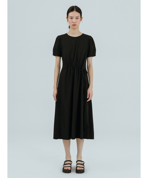ETMON(エトモン)の「Unbalance String Dress, Black(ワンピース・レディース・その他・S/M)」の5枚目の写真