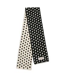 LMC（ ）の「DOT KNIT MUFFLER black（マフラー）」