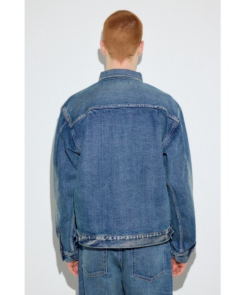 AZUL by moussy（アズールバイマウジー）の「セカンドタイプデニムジャケット（デニムジャケット・メンズ・ブラック/ブルー/ワンウォッシュ・LARGE/MEDIUM/SMALL）」の22枚目の写真